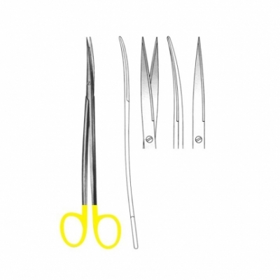 Scissors with Tungsten Carbide Inserts